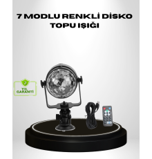 Ritme Duyarlı LED Disko Topu – Renkli Işık Gösterili Parti Lambası