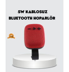 Bluetooth 5.1 Kablosuz Hoparlör – Güçlü Bas, FM Radyo ve Çoklu Giriş Destekli