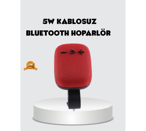 Bluetooth 5.1 Kablosuz Hoparlör – Güçlü Bas, FM Radyo ve Çoklu Giriş Destekli