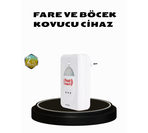 Ultrasonik Böcek ve Fare Kovucu – Doğa Dostu, Sessiz ve Etkili Savunma