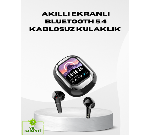 Akıllı Ekranlı Kablosuz Kulaklık – Gürültü Engelleme ve HD Ses Deneyimi