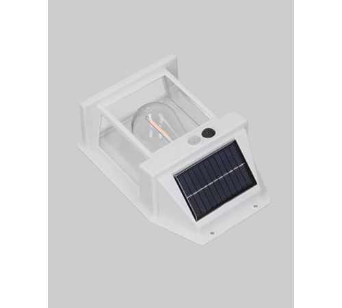 Güneş Enerjili Dış Mekan Sensörlü Duvar Lambası IP65 Su Geçirmez