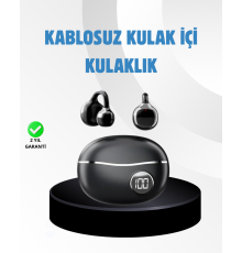 Açık Kulak Kablosuz Bluetooth Kulaklık – Konforlu Tasarım ve Uzun Süreli Kullanım