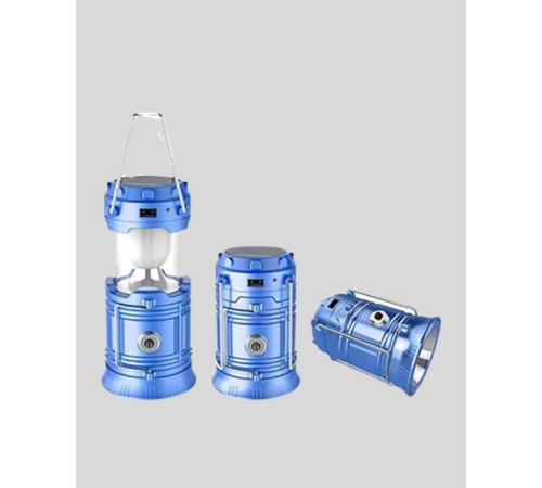 Solar Kamp Lambası Kızak Sistemli Şarjlı Taşınabilir Doğa Yürüyüşü Işığı