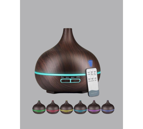 550 ml Büyük Su Hazneli Ultrasonik Nemlendirici ve Aromaterapi Difüzörü
