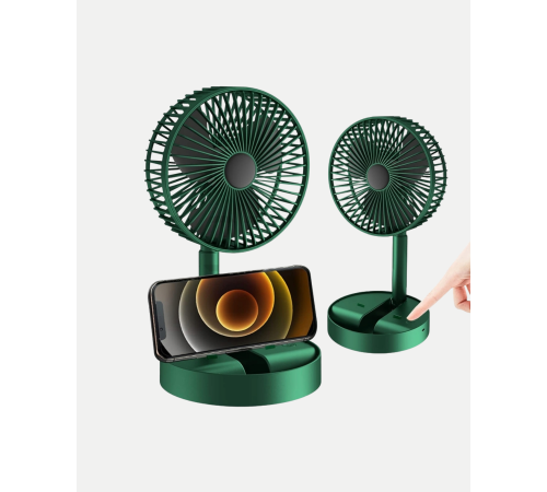 Taşınabilir Katlanabilir Mini Fan 3 Kademeli Şarj Edilebilir