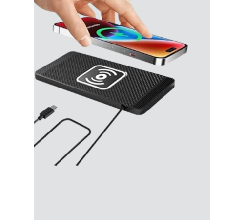 Manyetik Şarj Pedi 7.5W 10W 15W Hızlı Şarj Kaymaz Tabanlı