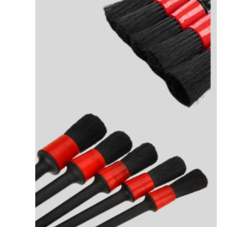 Araç Detay Temizlik Fırçası 5’li Set Çizmeyen Kıl Çok Yönlü Kullanım