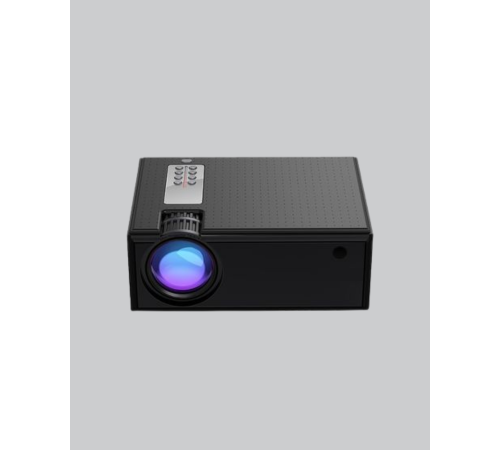 1080p Full HD Taşınabilir Projeksiyon Cihazı LED Işıklı Uzaktan Kumandalı