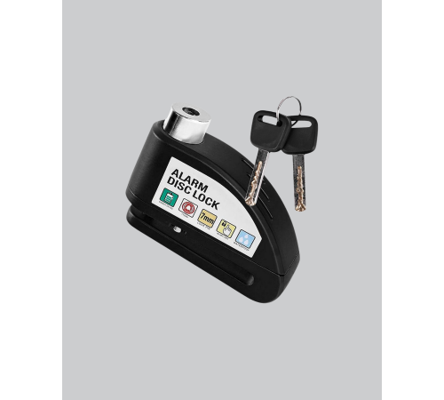 110 dB Alarmlı Disk Fren Kilidi Su Geçirmez Çelik Gövde Motosiklet Güvenlik