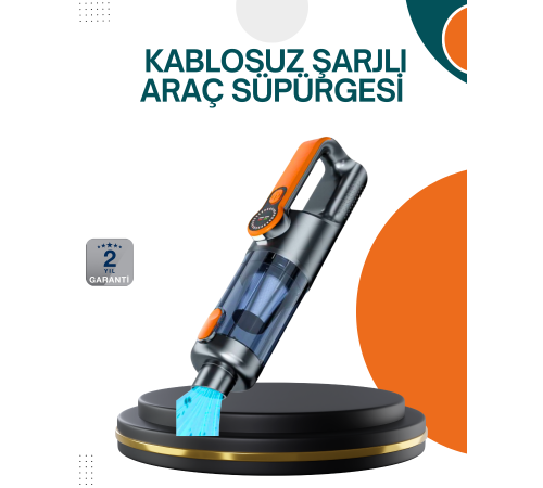Kablosuz Vakumlu El Süpürgesi Güçlü Performans Çok Amaçlı