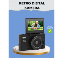 Taşınabilir Dijital Kamera 5K 75MP Stabilizasyonlu 18x Zoom Otofokus