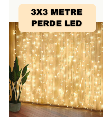 Dekoratif 3x3 LED Perde Işık Şelale Tasarım Enerji Tasarruflu