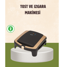 Tost Makinesi Isı Kontrollü 4 Dilim Kapasiteli
