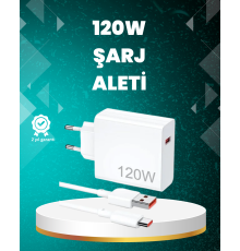 120 Watt Güçlü Hızlı Şarj Adaptörü Huawei P30 P40 Mate 20 Pro Uyumlu