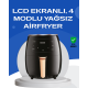 6L Yağsız Fritöz 2400W Dokunmatik Ekran Otomatik Kapanma Airfryer