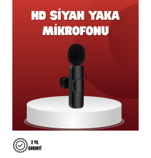 2’li Kablosuz Yaka Mikrofonu iPhone İçin Profesyonel Video Ses