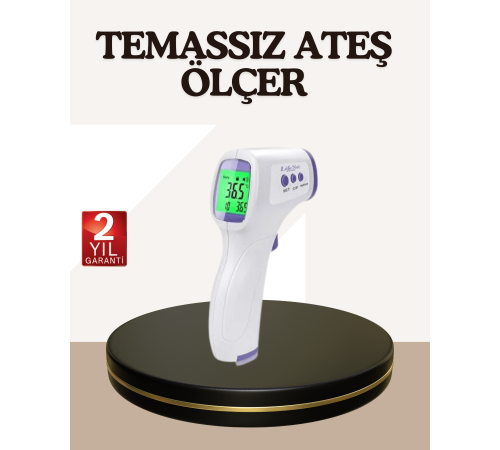 Kızılötesi Alından Temassız Ateş Ölçer Akıllı Sesli Uyarı