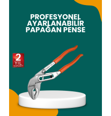 Çelik Alaşımlı Ayarlı Papağan Pense Yalıtımlı Sap