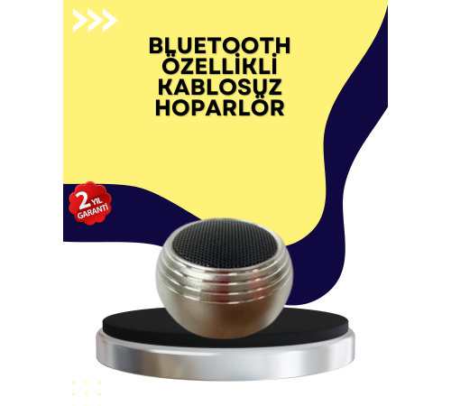 Mini Kablosuz Hoparlör Derin Bas TWS Bağlantı Şarjlı Model