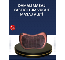 Isıtma Özellikli Derin Yoğurma Masaj Yastığı Priz & Çakmak Girişli