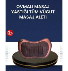Isıtma Özellikli Derin Yoğurma Masaj Yastığı Priz & Çakmak Girişli