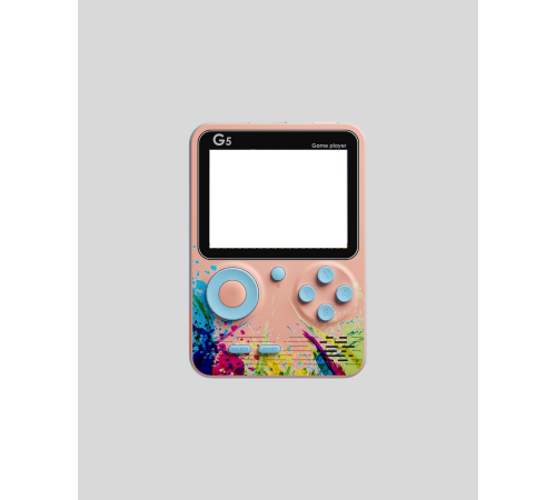 Mini Retro Oyun Konsolu 500 Oyunlu 3.0 İnç Ekran ve Şarjlı Batarya