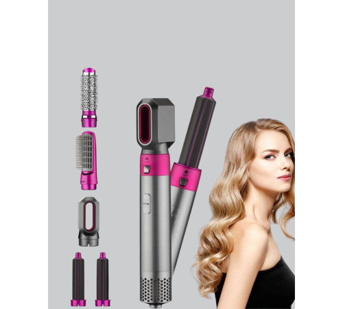 5’i 1 Arada Saç Şekillendirme Seti Negatif İyon Teknolojili ve Hızlı Kurutmalı