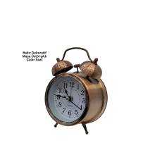 Bronz Metal Masa Saati