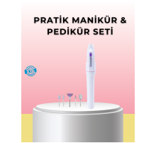 Profesyonel Elektrikli Tırnak Bakım Matkap Seti – Düşük Gürültü ve Taşınabilir Tasarım
