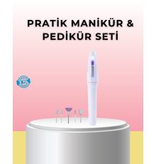 Profesyonel Elektrikli Tırnak Bakım Matkap Seti – Düşük Gürültü ve Taşınabilir Tasarım