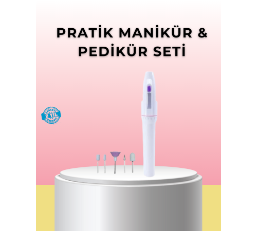 Profesyonel Elektrikli Tırnak Bakım Matkap Seti – Düşük Gürültü ve Taşınabilir Tasarım
