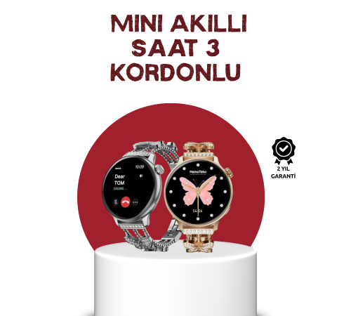 Akıllı Saat – Dokunmatik Ekran, Spor Modu ve Kalp Atış Sensörü