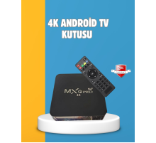 Android TV Box 4K – 2GB RAM 16GB ROM, Kablosuz Wi-Fi Medya Oynatıcı