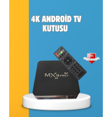 Android TV Box 4K – 2GB RAM 16GB ROM, Kablosuz Wi-Fi Medya Oynatıcı