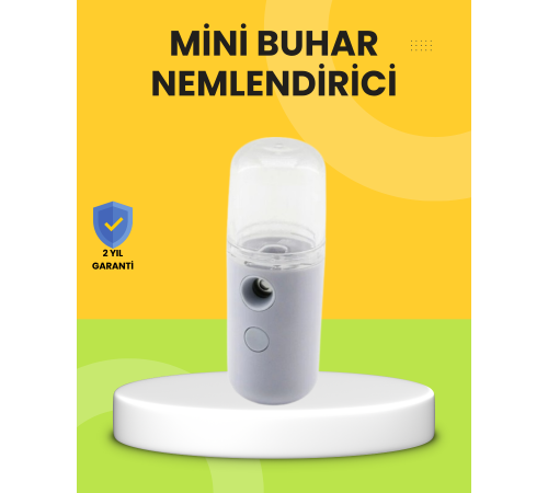 Kablosuz Şarjlı Buharlı Nemlendirici – Enerji Tasarruflu Taşınabilir Cilt Bakım Cihazı