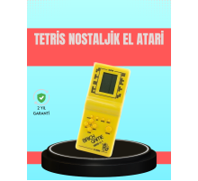 Retro Tetris El Aterisi – Pil ile Çalışan Taşınabilir Mini Oyun Konsolu