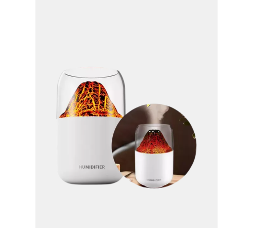 280ml Alev Işıklı Ultrasonik Hava Nemlendirici Sessiz ve USB Şarjlı