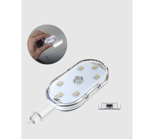 Kablosuz Manyetik Araba İçi LED Ambiyans Aydınlatma – Pratik Montajlı