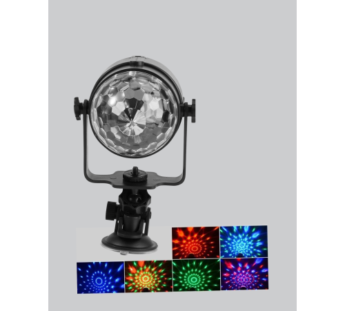 Ritme Duyarlı LED Disko Topu – Renkli Işık Gösterili Parti Lambası