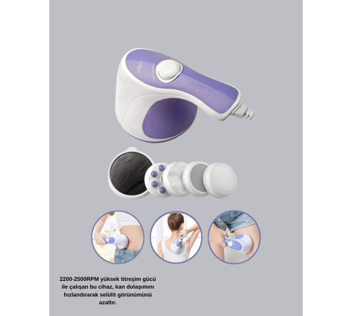 Titreşimli Yağ Yakıcı Masaj Cihazı – Ev Tipi Selülit Giderici
