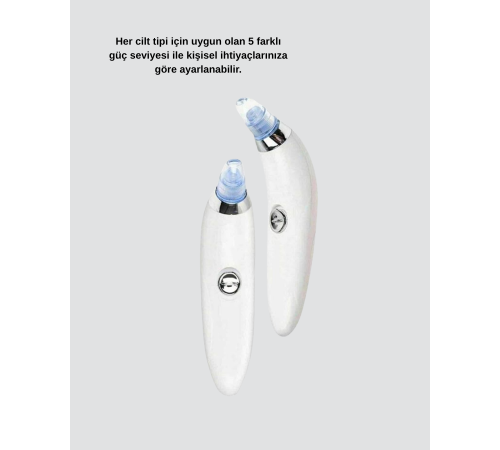 Siyah Nokta ve Gözenek Temizleyici Vakumlu Cihaz – Masajlı Derin Temizlik Teknolojisi