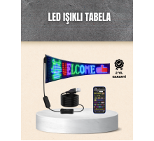 RGB Kayar Yazılı LED Reklam Ekranı – USB Bağlantılı Esnek Tasarım