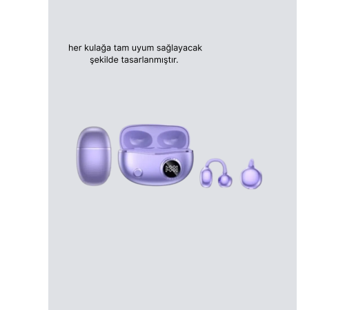 Bluetooth YXG10 Kulak Arkası Tasarım Cilt Dostu Silikon Hafif Yapı