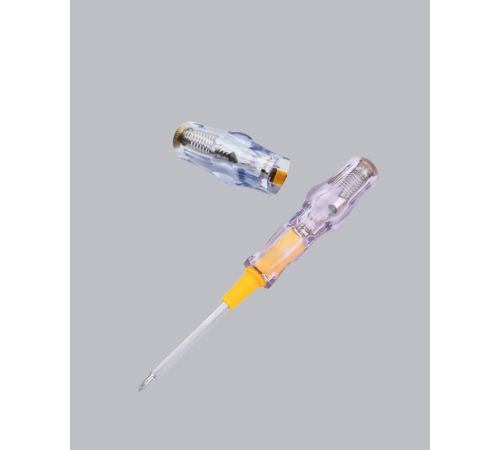 Neon Lambalı Elektrik Kontrol Kalemi Nikel Kaplama 110-220V