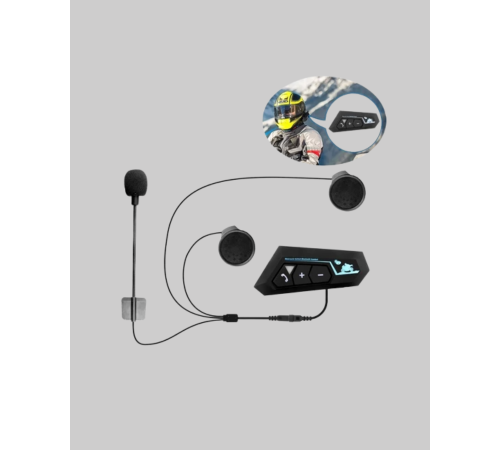 BT22 Kask İçi Bluetooth Kulaklık Hızlı Eşleşme ve Gürültü Önleyici Mikrofon