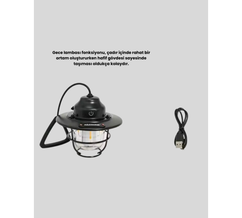 Taşınabilir Retro Çam Konisi Kamp Lambası Gece Işığı Su Geçirmez