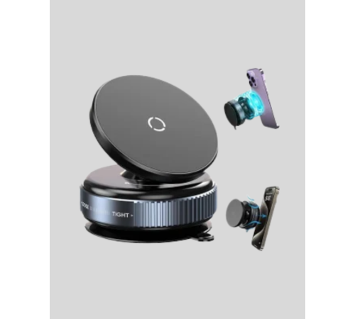 Mıknatıslı Araç Telefon Tutucu Vakum Teknolojili 360° Ayarlanabilir