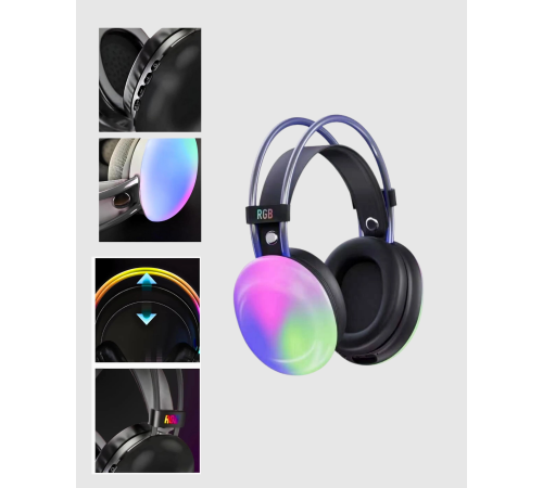 Ergonomik RGB Bluetooth Kulaklık 3D Ses