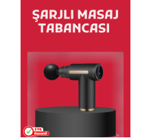 Derin Doku Masaj Tabancası 4 Başlık 6 Kademeli Sessiz Güç Şarjlı Kas Gevşetici